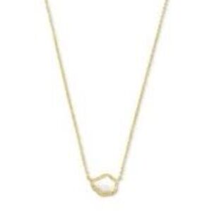 Kendra Scott Tessa Gold and Pearl Necklace